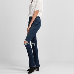 Express high-waisted skyscraper jeans
